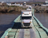 بارزاني الخيرية تسيّر 27 شاحنة مساعدات إلى روجافا مقدّمة من وزارة المالية والاقتصاد بالإقليم