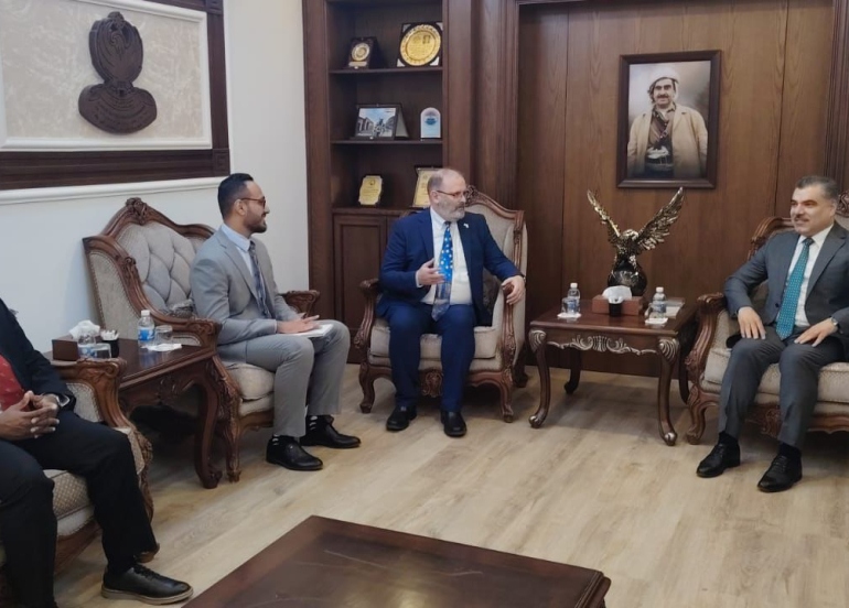 ممثلية حكومة إقليم كوردستان في بغداد تستقبل وفدًا من السفارة الأمريكية