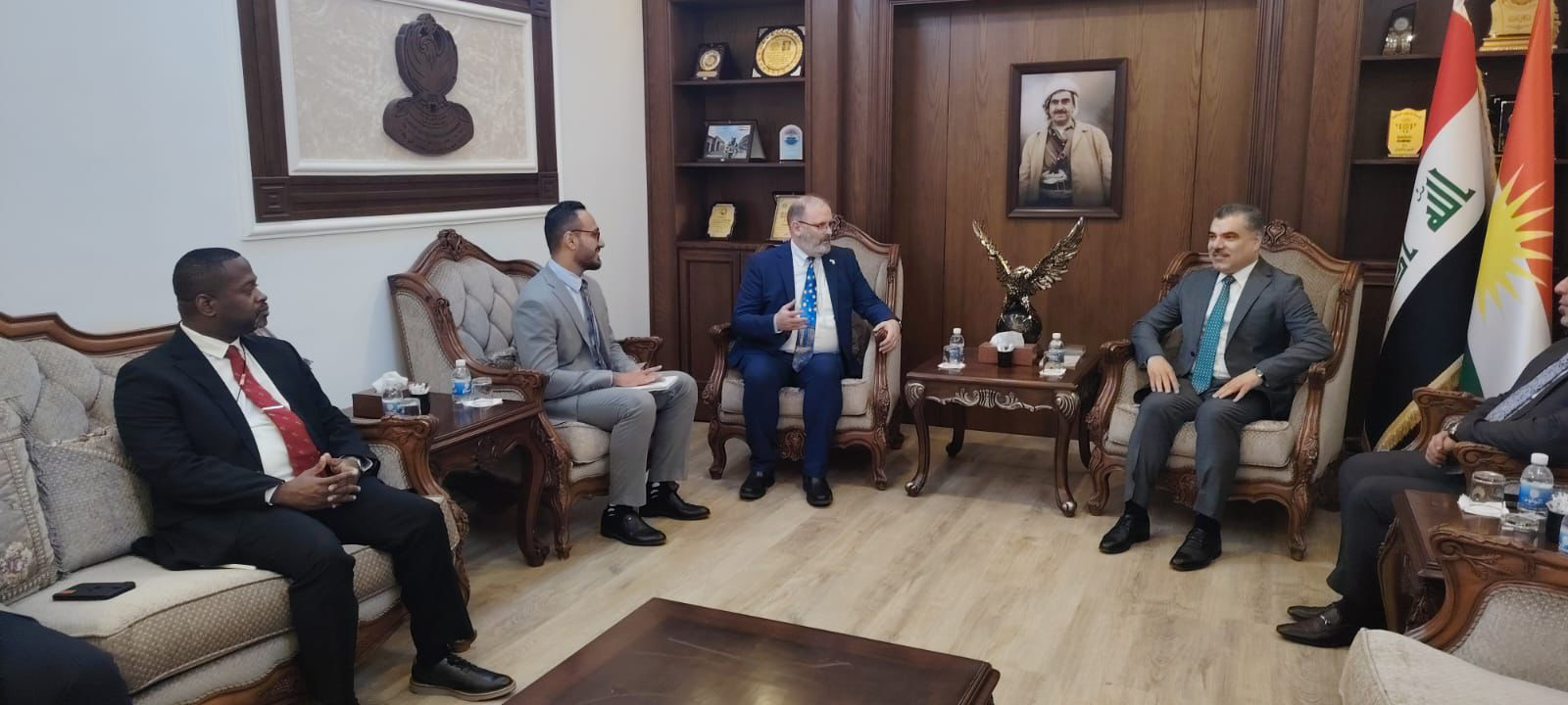 ممثلية حكومة إقليم كوردستان في بغداد تستقبل وفدًا من السفارة الأمريكية