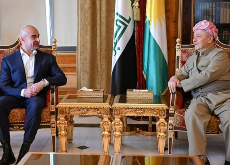 Serok Barzanî û Bafil Talebanî dicivin: ‘Bexda li benda Kurdan namîne’