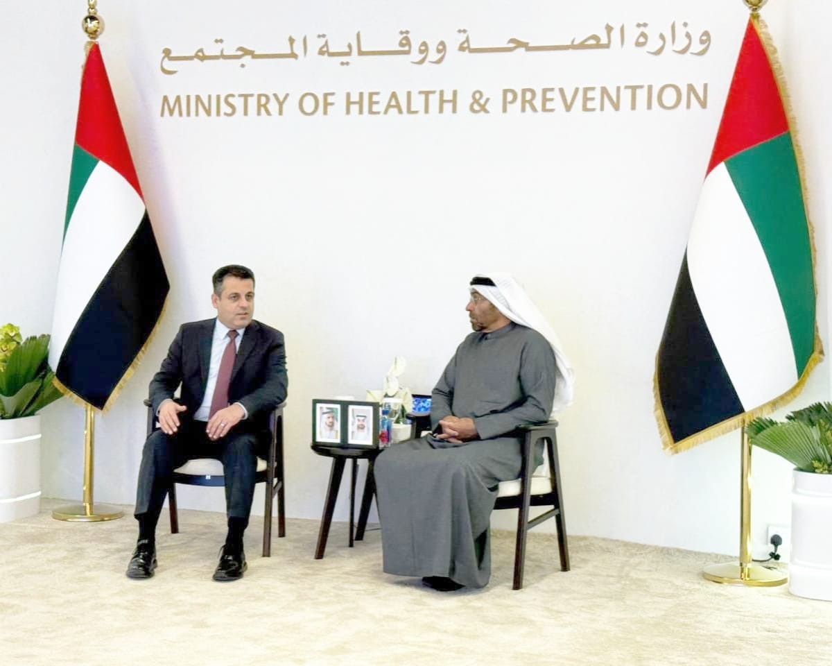 تعاون استراتيجي بين إقليم كوردستان والإمارات لتعزيز القطاع الصحي وتبادل الخبرات