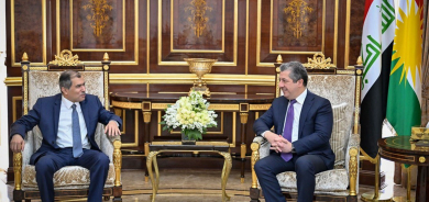 Serokwezîr Mesrûr Barzanî pêşwaziya Balyozê Kuweytê li Iraqê kir