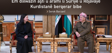 Serok Barzanî pêşwaziya Victoria Taylor kir