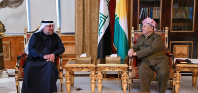 Serok Barzanî pêşwaziya     Xemîs Xencer kir