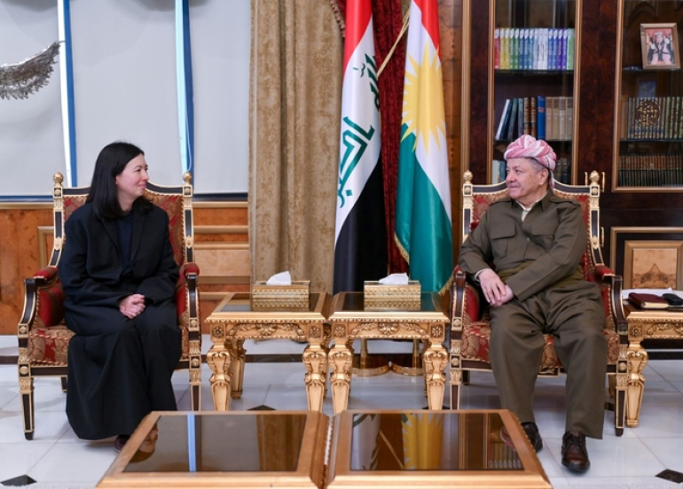 President Barzani Meets Victoria Taylor to Discuss Regional Developments and Iraq’s Political Process