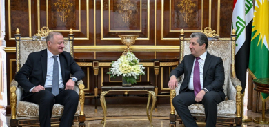 مەسرور بارزانی، سەرۆکی حکوومەتی هەرێمی کوردستان، پێشوازی لە ئارچیل دزولیاشڤیلی، باڵیۆزی جۆرجیا لە عێراق و ئوردن و لوبنان کرد.