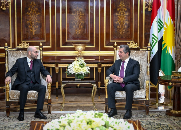 Serokê Hikûmetê û Balyozê Ermenîstanê li Iraqê behsa giringî û pêşxistina peywendiyên dualî kirin