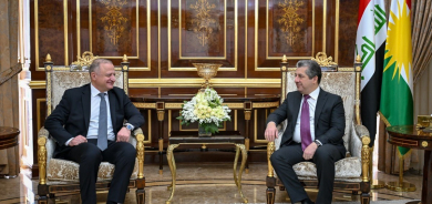 رئيس حكومة إقليم كوردستان يستقبل سفير جورجيا لدى العراق والأردن ولبنان