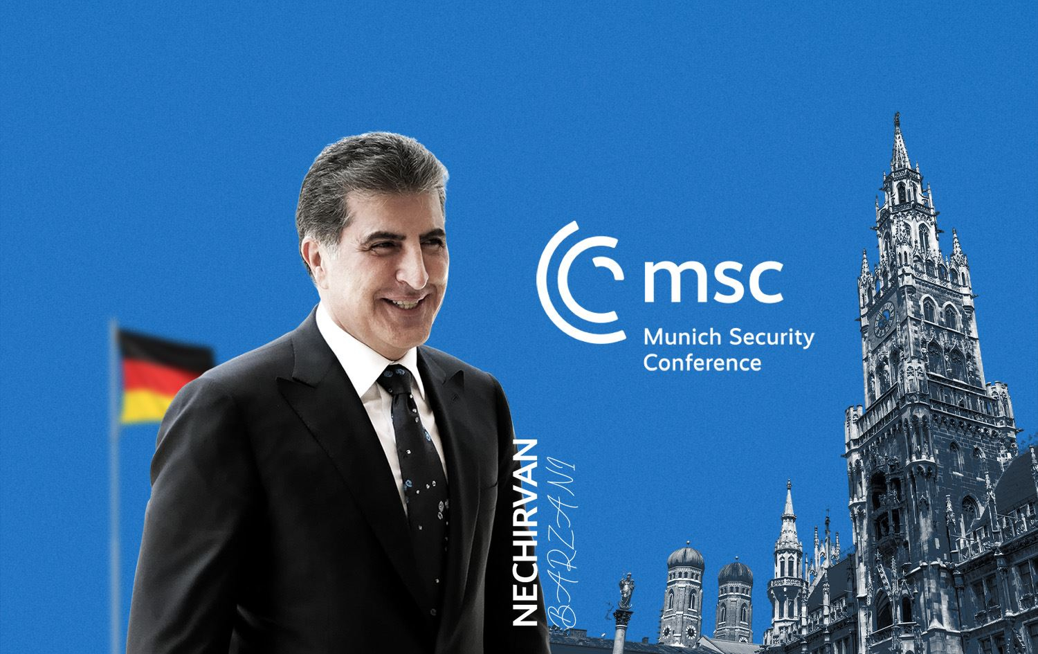 نــێــچــيــرڤـــان بــــارزانـــى، سه‌رۆكی هه‌رێمی كوردستان، به‌ بانگهێشتێكی فه‌رمی گه‌یشته‌ ئه‌ڵمانیا.