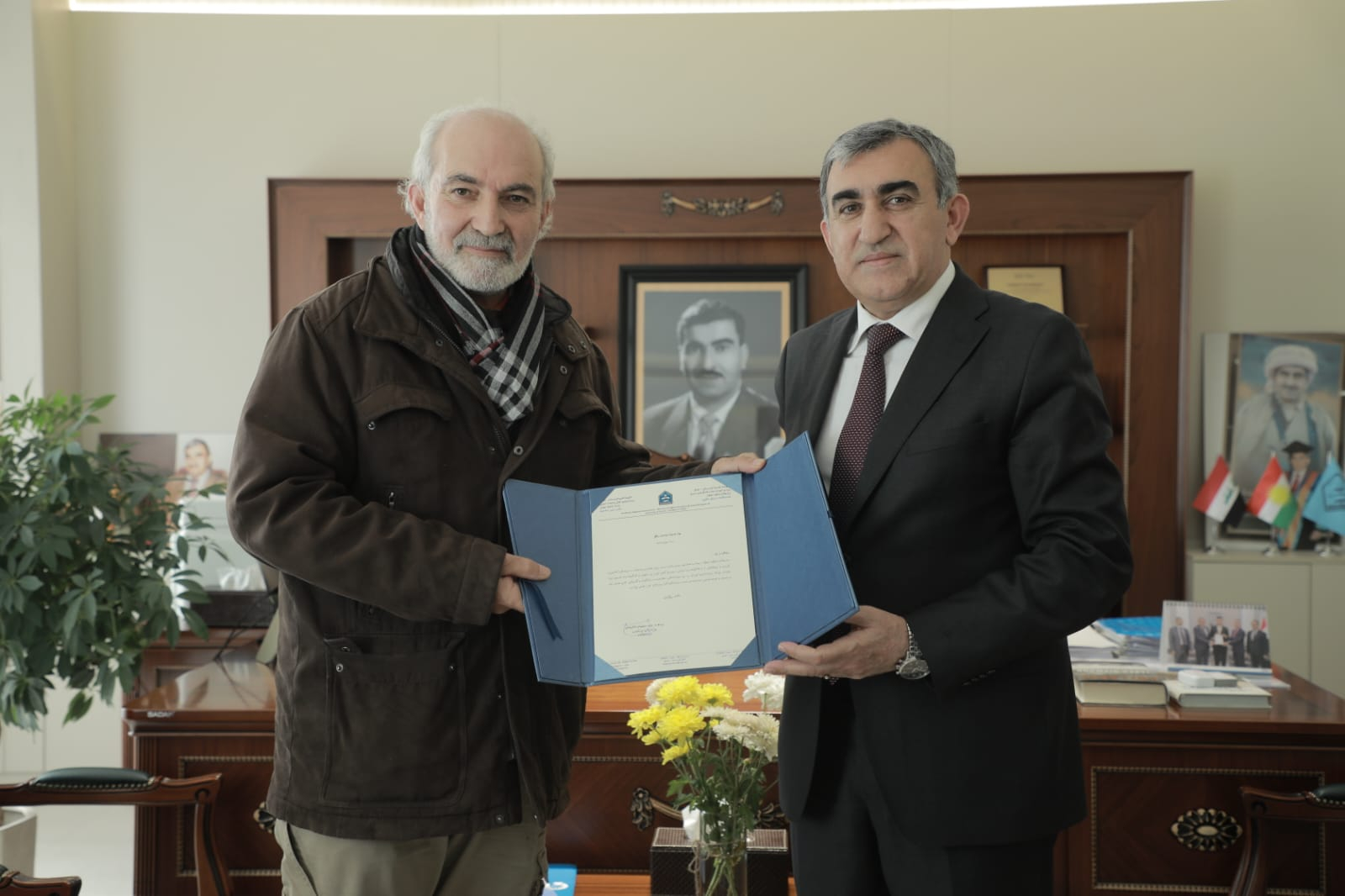 جامعة دهوك تكرّم بدل رفو… جسراً حيّاً يعبر بالثقافة الكوردية إلى العالم