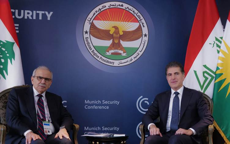 في ميونخ.. نبجيرفان بارزاني يجتمع مع رئيس الوزراء اللبناني