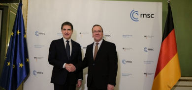 رئيس إقليم كوردستان يجتمع مع وزير الدفاع الألماني