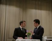 بەڕێزان نێچیرڤان بارزانی، سەرۆکی هەرێمی کوردستان و ئیمانوێل ماکرۆن، سەرۆکی فەڕەنسا دیدارێکیان ئه‌نجام دا.