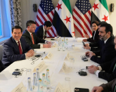 Mezlûm Ebdî, Marco Rubio û Esed Şeybanî civiyan