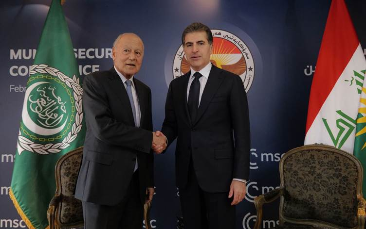 أبو الغيط يشيد بدور رئيس إقليم كوردستان في حفظ التوازن وتعزيز روح التعايش