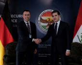 نيجيرفان بارزاني ووزير الدولة لشؤون الدفاع الألماني يبحثان التطورات الأمنية بالمنطقة