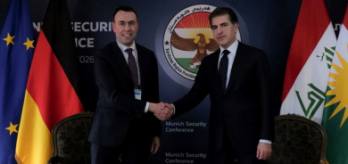 نيجيرفان بارزاني ووزير الدولة لشؤون الدفاع الألماني يبحثان التطورات الأمنية بالمنطقة