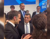 Mezlûm Ebdî û Emmanuel Macron li Munihê civiyan