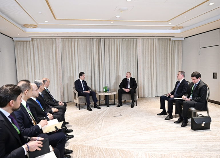 Azerbeycanê li ser hevdîtina Aliyev û Nêçîrvan Barzanî daxuyanî da