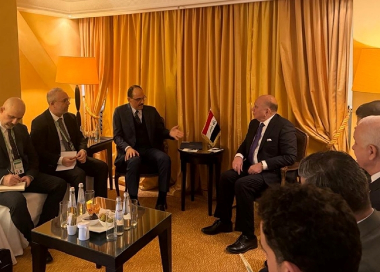 فؤاد حسين يبحث مع رئيس المخابرات التركي تطورات المنطقة والاتفاق بين دمشق وقسد