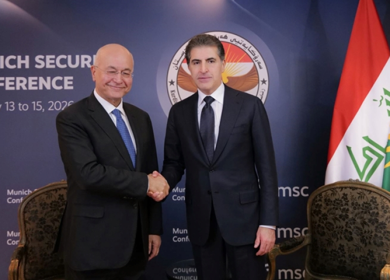 President Nechirvan Barzani and Dr. Barham Salih discuss the situation of refugees