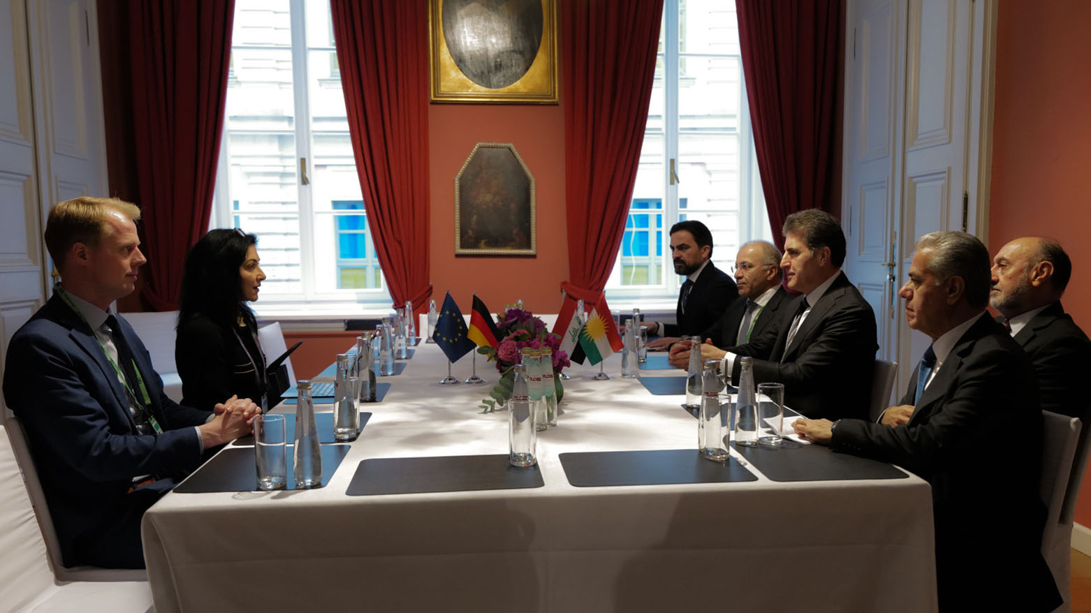 رئيس إقليم كوردستان ووزيرة الشؤون الاقتصادية والطاقة الألمانية يبحثان تطوير العلاقات