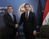 اجتماع رئيس إقليم كوردستان نيجيرفان بارزاني ومظلوم عبدي في ميونيخ