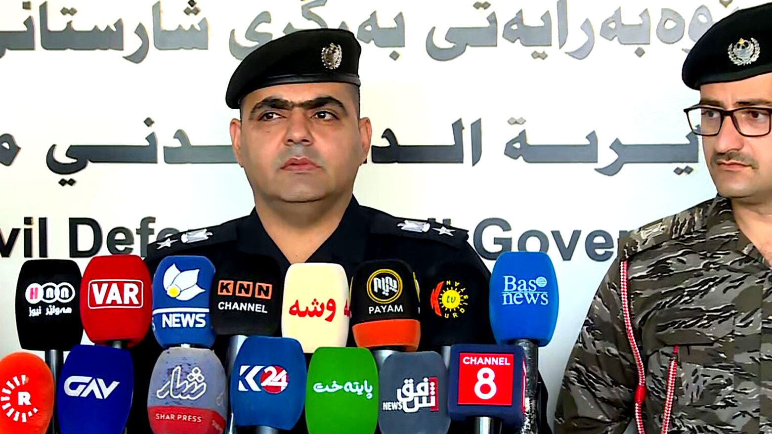 الدفاع المدني بأربيل يعلن انخفاض الحوادث بنسبة 67 بالمائة بفضل الدعم الحكومي