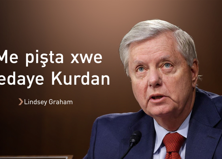 Lindsey Graham: Me nehişt artêşa Sûriyeyê derbazî deverên Kurdan bibe