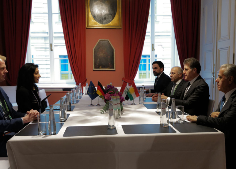 Nêçîrvan Barzanî û Wezîra Aboriyê ya Almanyayê pêşxistina têkiliyan nîqaş kir