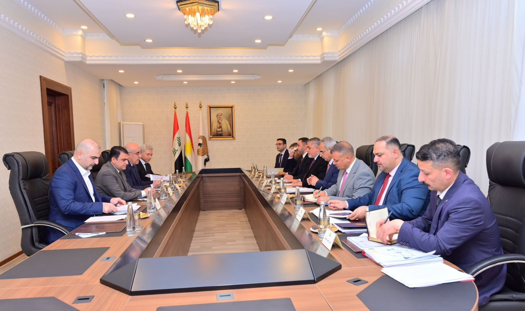 Şandeke Bilind a Hikûmeta Iraqê li Hewlêrê ye