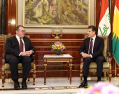 ســەرۆکی هەرێمی کوردستان لەگەڵ هەڵسووڕێنەری باڵیۆزخانەی ئەمریکا لە عێراق کۆبووەوە و جەختیان لە برەودان بە پەیوەندییەکان کردەوە.