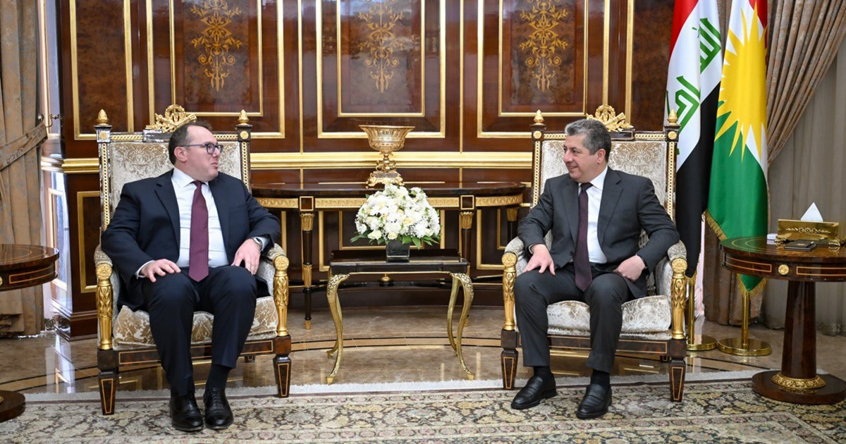 PM Masrour Barzani and Joshua Harris Discuss Strengthening Iraq–KRG Governance and Reform Efforts
