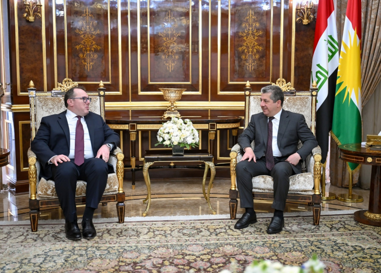 Berpirsê Karûbarên Balyozxaneya Amerîkayê li Iraqê, ji ber çaksaziyên Herêma Kurdistanê di sektorên cuda cuda de spasiya Mesrûr Barzanî kir