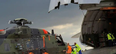 کشانەوەی کاتی هێزەکانی ئەڵمانیا لە بنکەی هەولێر لە هەرێمی کوردستان