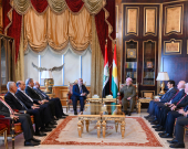 سەرۆک بارزانی و شاندێکی باڵای حزبی دەعوەی عێراقی بارودۆخی سیاسیی عێراق و ناوچەکەیان تاوتوێ کرد و جەختیان لە پەیوەندی و هەماهەنگیی نێوان لایەنەکان کردەوە