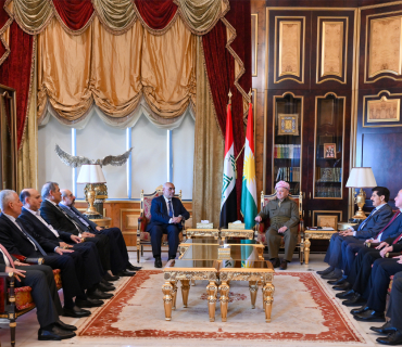 سەرۆک بارزانی و شاندێکی باڵای حزبی دەعوەی عێراقی بارودۆخی سیاسیی عێراق و ناوچەکەیان تاوتوێ کرد و جەختیان لە پەیوەندی و هەماهەنگیی نێوان لایەنەکان کردەوە