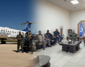 Şandeyek ji bo vekirina Balafirgeha Qamişloyê gihîşt balafirgehê