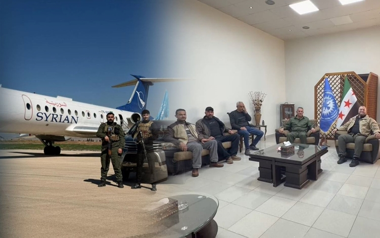 Şandeyek ji bo vekirina Balafirgeha Qamişloyê gihîşt balafirgehê