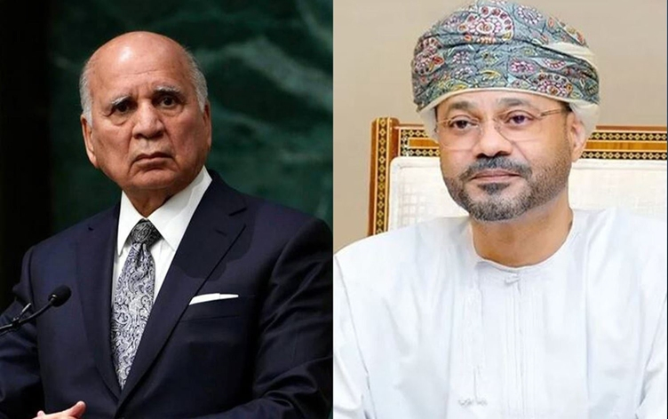 وزير الخارجية العراقي يبحث مع نظيره العُماني ملف إيداع العراق خرائط حدوده البحرية