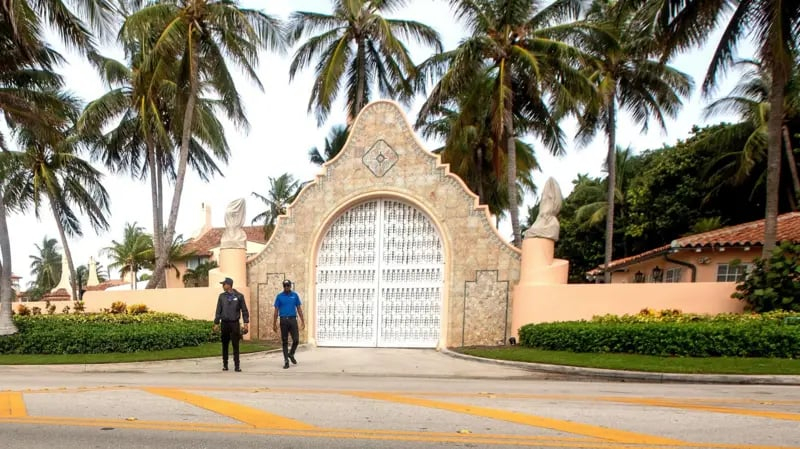 پیاوێک لەکاتی هەوڵدان بۆ چوونە ناو شوێنی نیشتەجێبوونی ترەمپ کوژرا