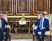 Mesrûr Barzanî pêşwaziya Serokê Hizba Emarcî ya Lîberalî ya Iraqê kir