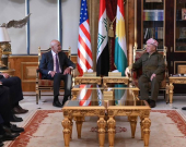 ســـەرۆک بــارزانــی پێشوازی لە تۆم باراک، نێردەی دۆناڵد ترەمپ، سەرۆکی ئەمریکا بۆ کاروباری سووریا کرد