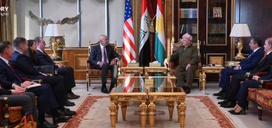 ســـەرۆک بــارزانــی پێشوازی لە تۆم باراک، نێردەی دۆناڵد ترەمپ، سەرۆکی ئەمریکا بۆ کاروباری سووریا کرد