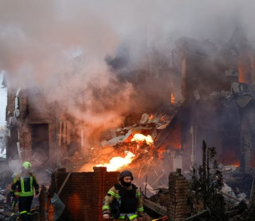 هێرشی گەورەی   مووشەک و فڕۆکەی بێفڕۆکەوانی ڕووسیا بۆ سەر ژێرخانی وزەی ئۆکرانیا