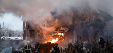 هێرشی گەورەی   مووشەک و فڕۆکەی بێفڕۆکەوانی ڕووسیا بۆ سەر ژێرخانی وزەی ئۆکرانیا