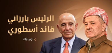 توم باراك مشيداً بالرئيس بارزاني: 