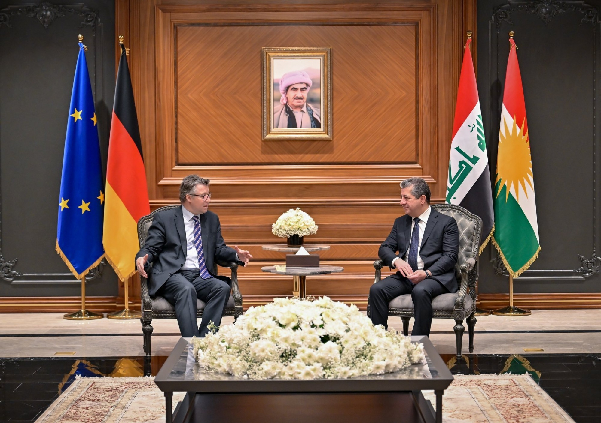 Serokê Hikûmetê tekezî li pêşxistina peywendiyên Herêma Kurdistan û Almanyayê kir