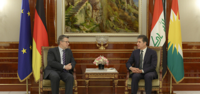 President Nechirvan Barzani meets with State Secretary of the Federal Foreign Office of Germany