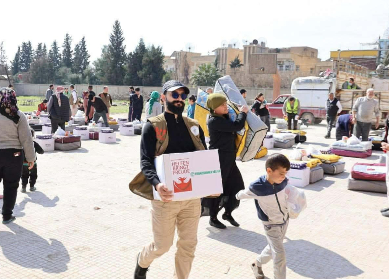 مؤسسة بارزاني الخيرية تكثف مساعداتها في غربي كوردستان
